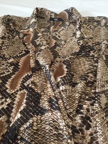 Camisa body animal print P