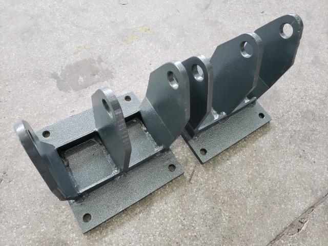 Garfo de rodizio fixo duplo de 2.400 kg