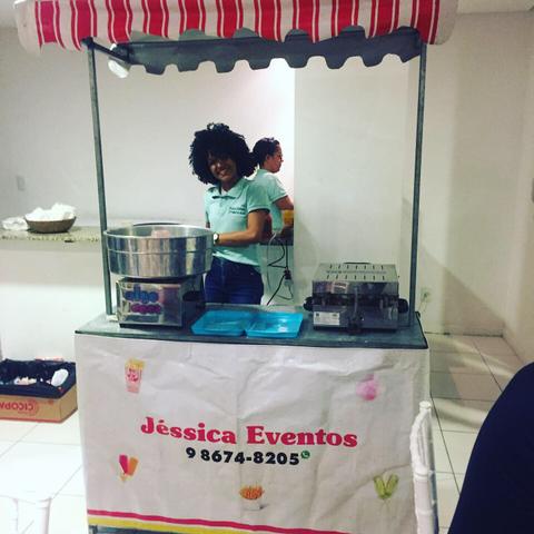 Tombo legal, pula pula, piscina de bolas, castelo inflável, crepe, pipoca, batata frita - Foto 3