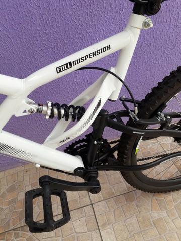 Bicicleta Colli Fulls GPS Aro 26 21 Marchas Suspensão Dupla 220 - Foto 6