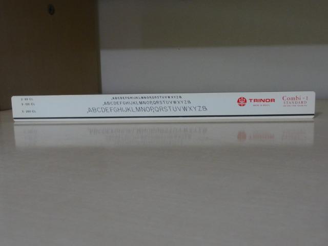 Régua Para Normógrafo Combi-1 Trident Trinor, Nova - Foto 3