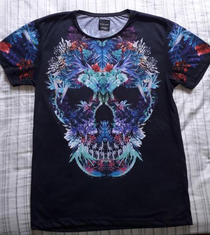 Camisa Caveira Zara Original