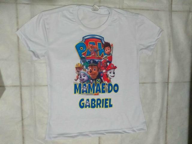 Camisas Papai e Mamãe festa - Foto 2