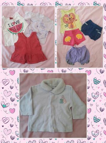 Lote de Roupas Bebê Menina 0 a 06 meses, 58 peças - Foto 5