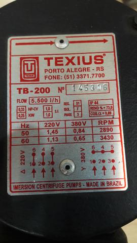 Bomba Submersível Texius - TB 200 - Foto 3