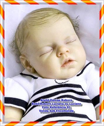 Bebe Reborn Luciana ou Luciano Kit Noah Feita a Mão Sob Encomenda - Foto 3