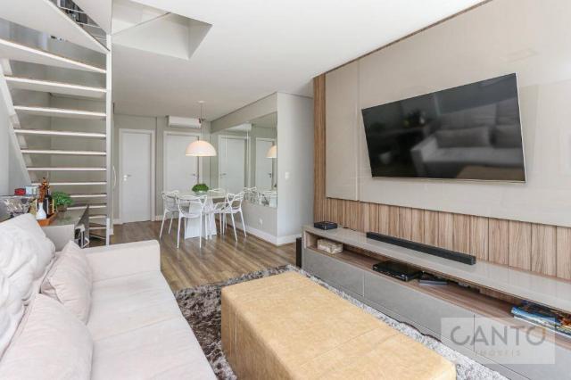 Cobertura duplex com 3 dormitórios à venda no alto da xv, 197 m² por r$ 1.100.000 - curiti - Foto 6