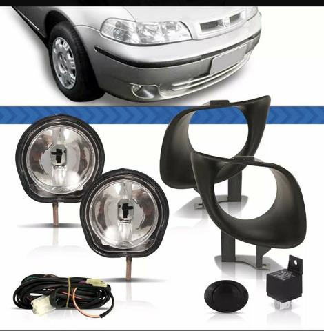 Kit farol auxiliar palio 2001 a 2006 novo