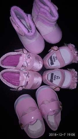 Combo de sapatinhos para menina 50,00!