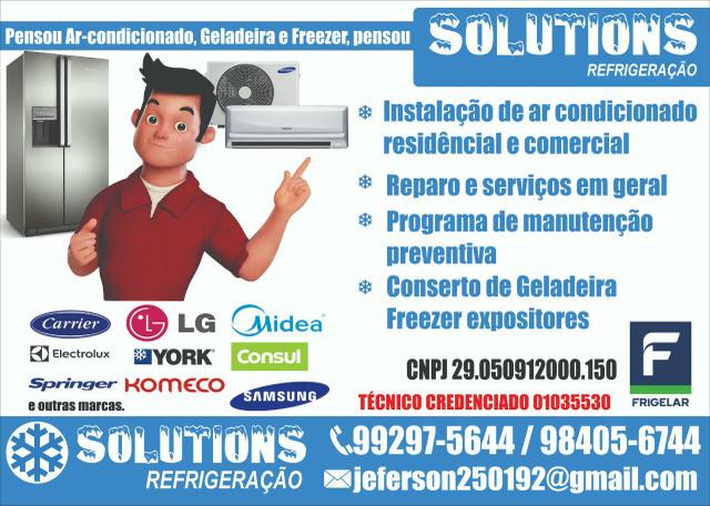 Serviços em geladeira freezer expositores ar condicionado rede elétrica