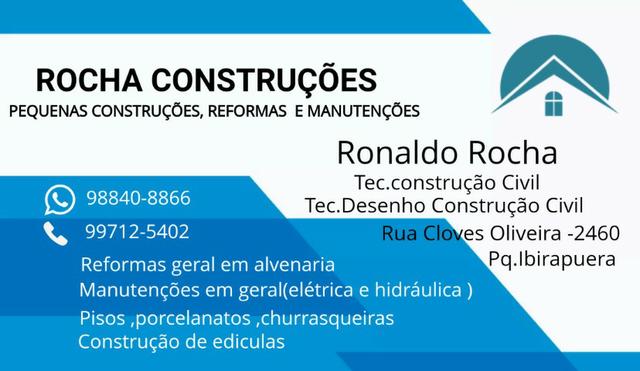 Construção ,reforma e manutenção residencial e predial