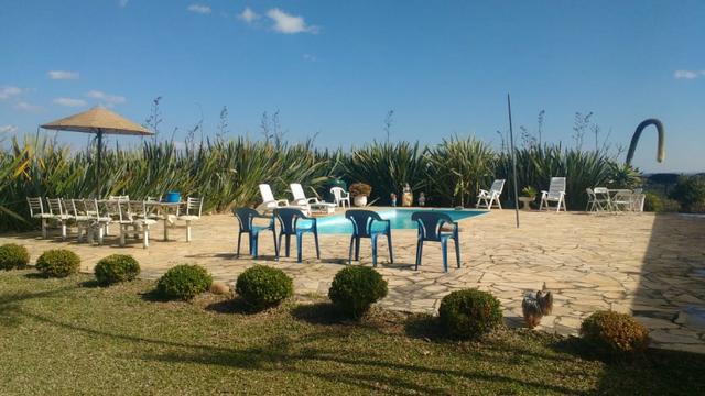 Chacara em Campo Magro casa 300mts Piscina est permuta Imoveis carros - Foto 7
