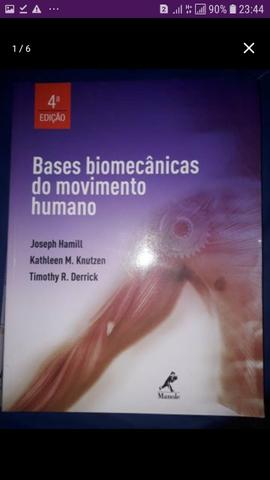 Três livros: Bases Biomecânicas, fisiologia e Cinesiologia estrutural