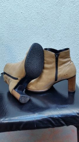 Bota Couro Ramarim Creme - Foto 3