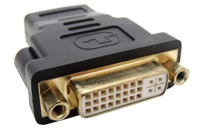 Conversor Adaptador Hdmi Macho Para Dvi-i 24+5 Femea Monitor Arduino Automação COD-CP467 