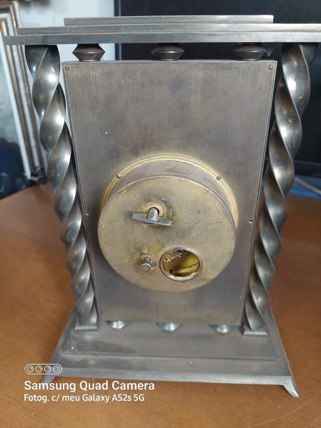 Relógio marca luxo suisso caixa em bronze mesa manual  - Foto 3