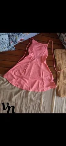 Vestido rosa de suede  - Foto 2