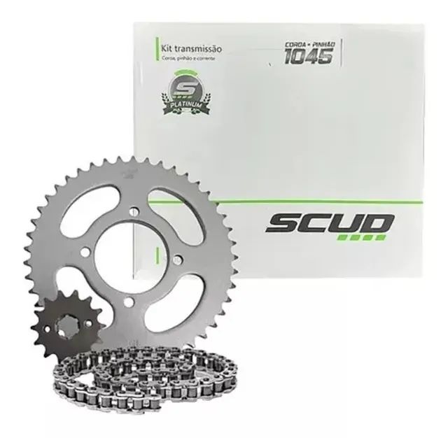 Kit Transmissao Relacao Ybr/Factor 125 00/16 Scud (Entrega Grátis) - Foto 4