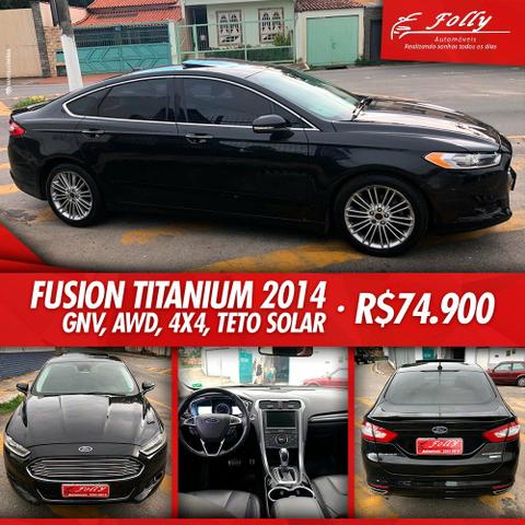 Fusion titanium 2014 teto solar e gnv 6° geração