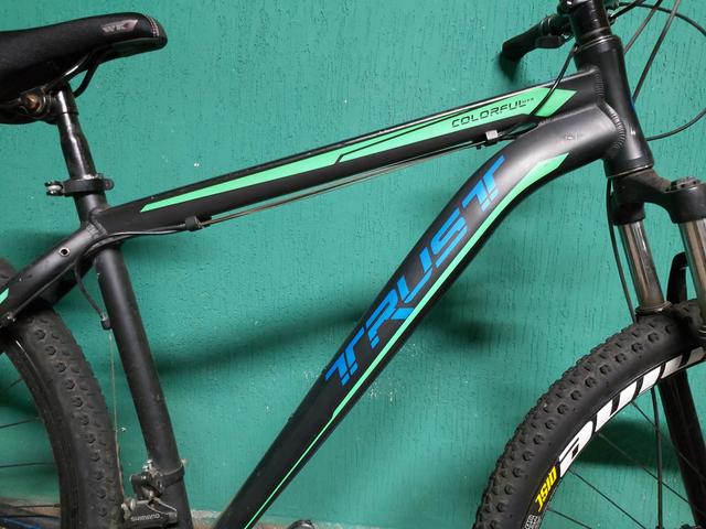 Bike mtb aro 29 trust freios a disco