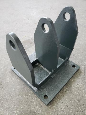Garfo de rodizio fixo duplo de 2.400 kg - Foto 2