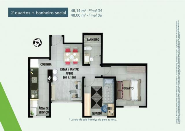 Apartamento 2 dorms no samambaia norte em Samambaia - DF - Foto 16