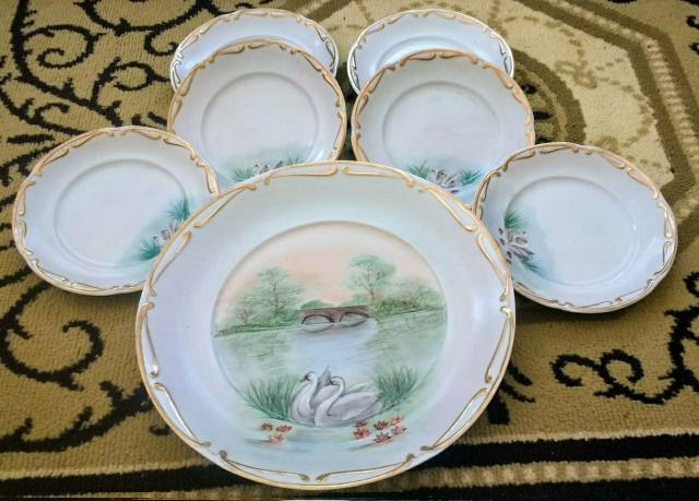 Jogo para bolo porcelana
