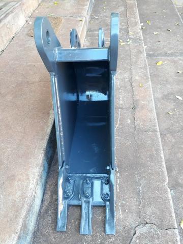 Caçamba de Retro Escavadeira Case 580N 300mm, 12" - Foto 3