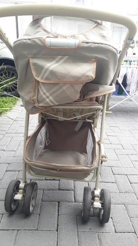 Carrinho de bebê Burigotto Peg-Pérego com bebê conforto - Foto 3