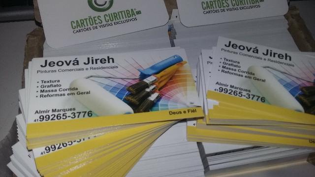 Promoção Cartão de Visitas - Criação da Arte+Impressão+Entrega Grátis - Foto 5