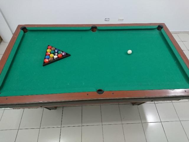 Mesa de Sinuca com Gaveta 1,27 x 2,27, Oportunidade!