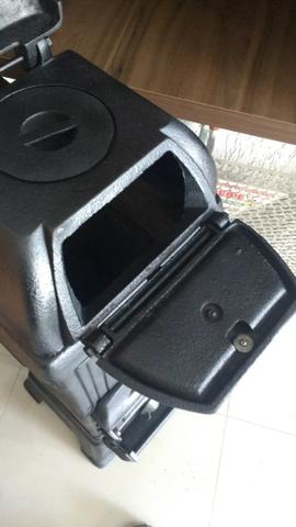 Lareira irlandesa tipo calefator ferro fundido decoração antigo - Foto 4