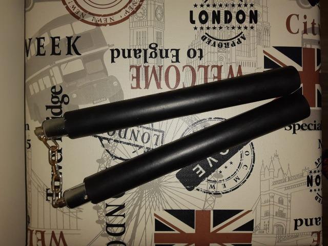 Nunchaku - Dragão Padrão Preto
