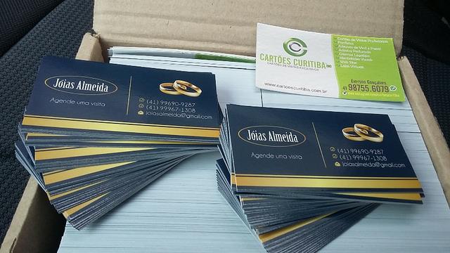 Promoção Cartão de Visitas - Criação da Arte+Impressão+Entrega Grátis - Foto 4