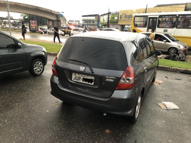 Honda Fit 07/08 Cinza 4 pts Gasolina