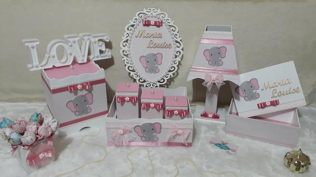Kit Higiene Bebê Elefantinha Baby