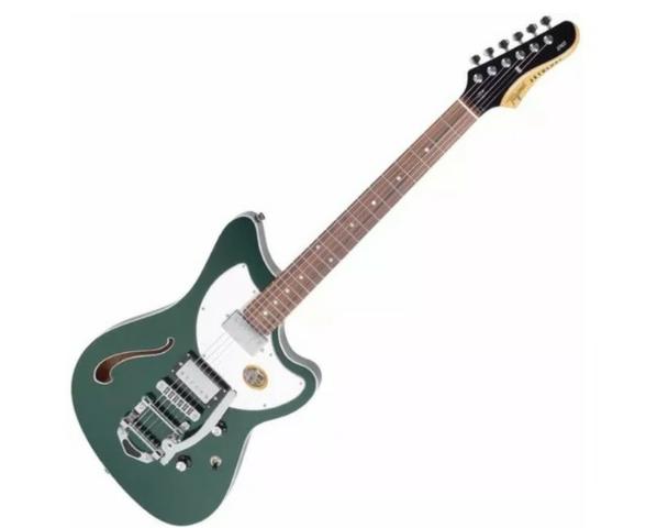 Guitarra Semi Acústica Tagima Jet Blues Deluxe Bigsby Brasil - Foto 2