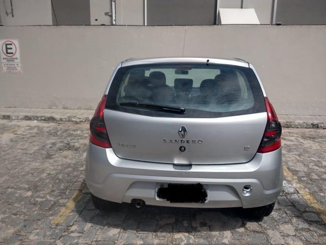 Sandero Expression 1.6 8V Hi-Power de cor Prata - Foto 13