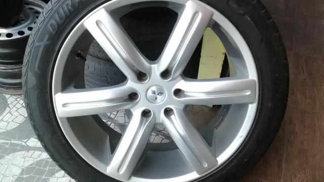 Rodas Aro 22 6x139 Com Pneus Pouco Rodados L200 - S10 - Pajero - Hilux - SW4 - Foto 8
