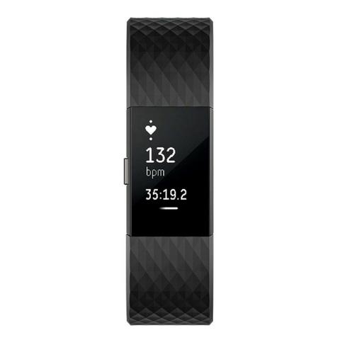 Pulseira Esportiva Fitbit Charge 2 fb407gmbkl-la Preto - Foto 4