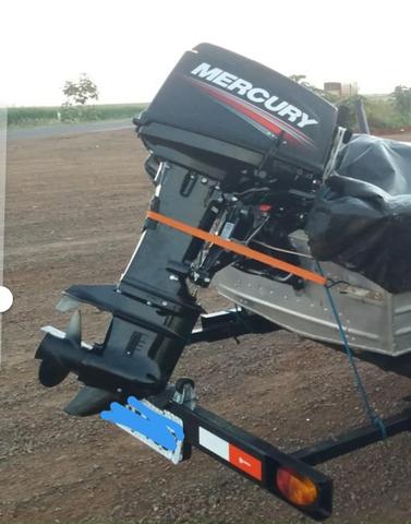 Vendo Barco + Motor + Carreta - Foto 5