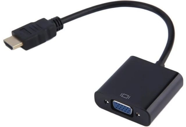  Adaptador 1080p Hdmi Macho Para Vga Cabo De Vídeo Fêmea Arduino Automação COD-CP418 - Foto 2