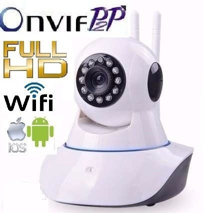 Câmera Ip Wifi Giratória 360 3 Antenas Infravermelho Visão Noturna Yoosee  - Foto 3