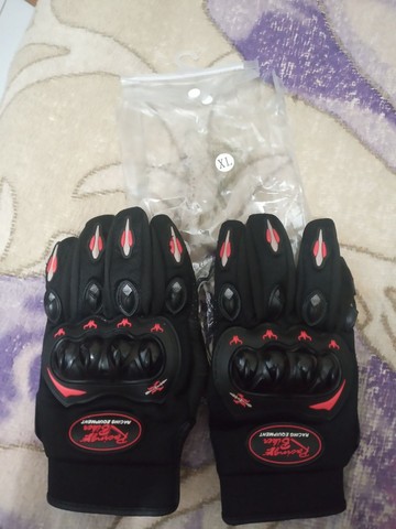 Luvas para motociclista tamanho XL R$70.00