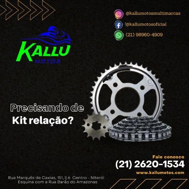 Kit relação Moto Dafra Apache 150 completa aço 1045