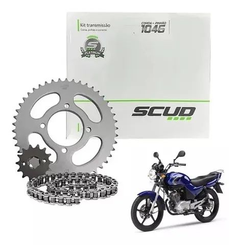 Kit Transmissao Relacao Ybr/Factor 125 00/16 Scud (Entrega Grátis) - Foto 5