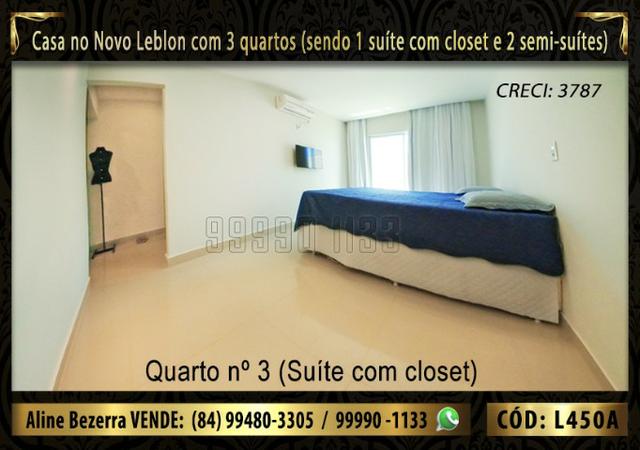 Ampla casa no Novo Leblon com 3 quartos, já com móveis projetados - Foto 8