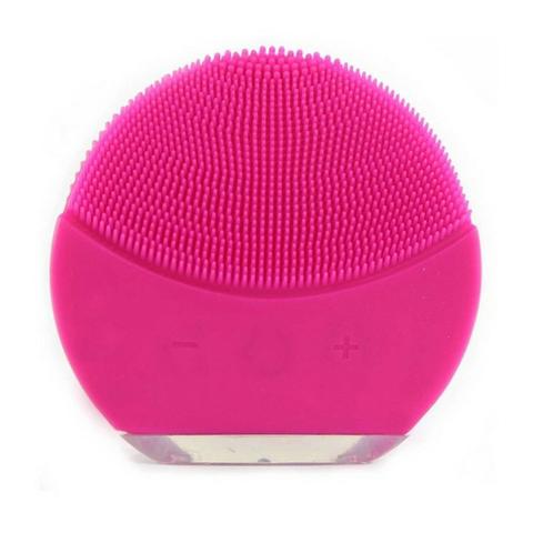 Escova Massageadora Elétrica p/ Limpeza Facial Forever Rosa - MY-05