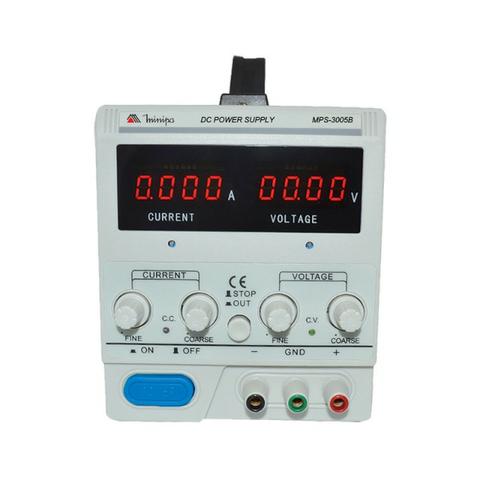 Fonte De Alimentação Dc 0-30v/0-5a/0-990ma Minipa Mps 3005a - Foto 2