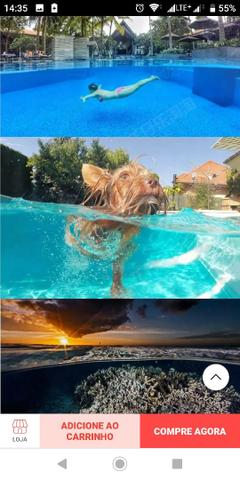 Dome para Gopro hero 5 6 7 TELESIN original - Foto 5